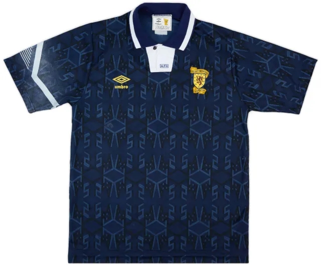 Umbro 1991-94 Scotland Home Shirt - 6/10 - (M)