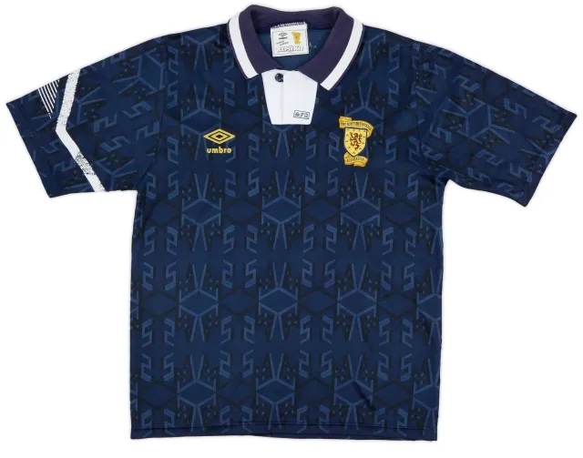Umbro 1991-94 Scotland Home Shirt - 8/10 - (S)