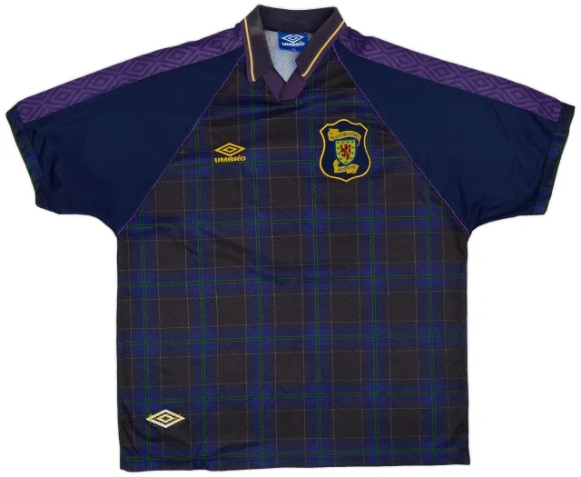 Umbro 1994-96 Scotland Home Shirt - 7/10 - (XXL)
