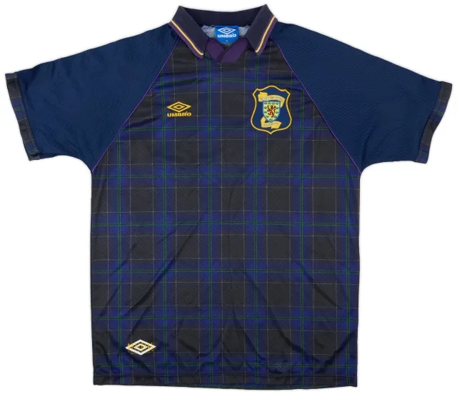 Umbro 1994-96 Scotland Home Shirt - 8/10 - (XL)