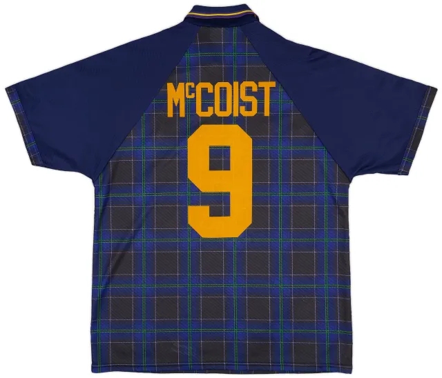 Umbro 1994-96 Scotland Home Shirt McCoist #9 - 8/10 - (XL)