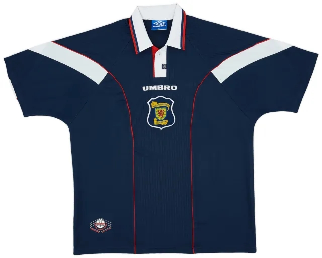 Umbro 1996-98 Scotland Home Shirt - 8/10 - (XL)