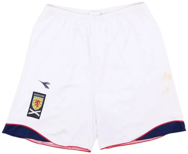 Diadora 2005-06 Scotland Home Shorts - 4/10 - (M)