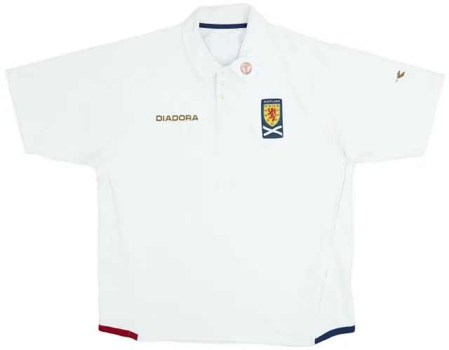 2007-08 Scotland Diadora Polo Shirt - 7/10 - (XXL)