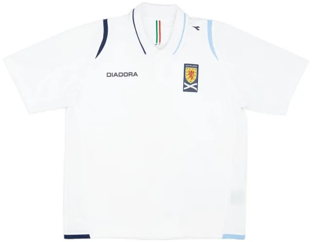 2007-08 Scotland Diadora Polo Shirt - 8/10 - (XL)