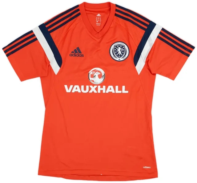 2013-14 Scotland adidas Training Shirt - 8/10 - (S)
