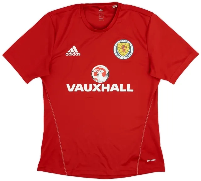 2015-16 Scotland adidas Training Shirt - 7/10 - (S)
