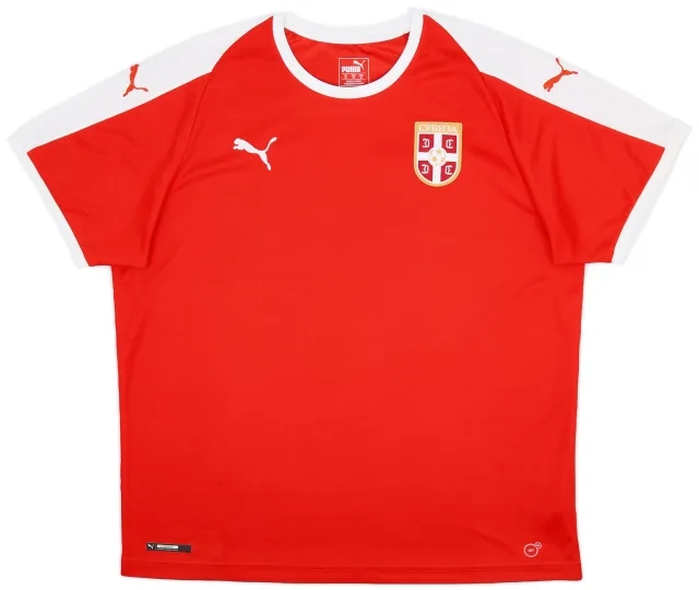 Puma 2018-19 Serbia Home Shirt - 8/10 - (XL)