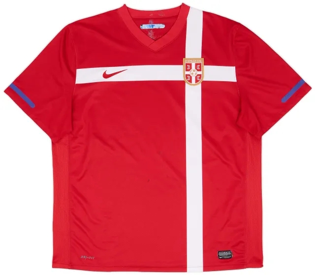 Nike 2010-11 Serbia Home Shirt - 7/10 - (XL)