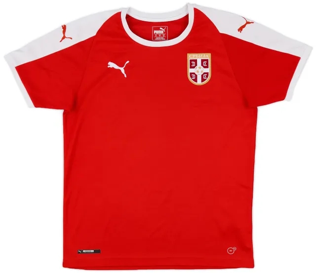Puma 2018-19 Serbia Home Shirt - 9/10 - (S)