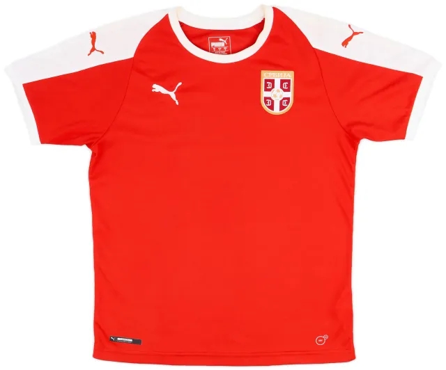 Puma 2018-19 Serbia Home Shirt - 8/10 - (S)