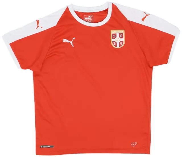 Puma 2018-19 Serbia Home Shirt - 8/10 - (M)