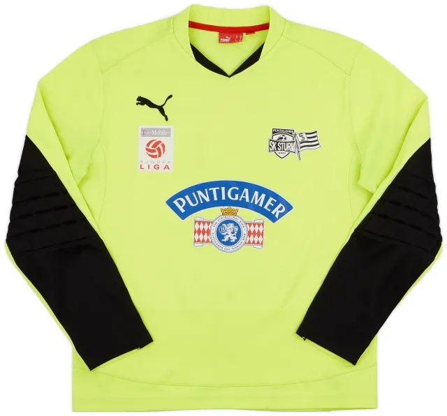 Puma 2007-08 Sturm Graz GK Shirt Schicklgruber #22 - 7/10 - (XL.Boys)