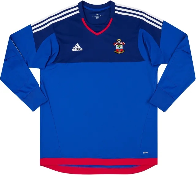 adidas 2015-16 Southampton Blue GK Shirt - 9/10 - (XL)