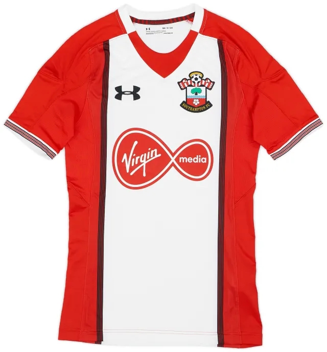 Under Armour 2017-18 Southampton Home Shirt - 9/10 - (S)