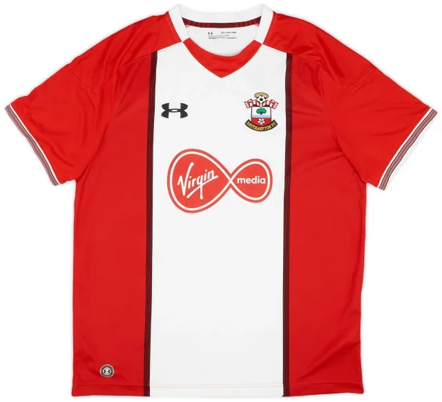 Under Armour 2017-18 Southampton Home Shirt - 9/10 - (XXL)