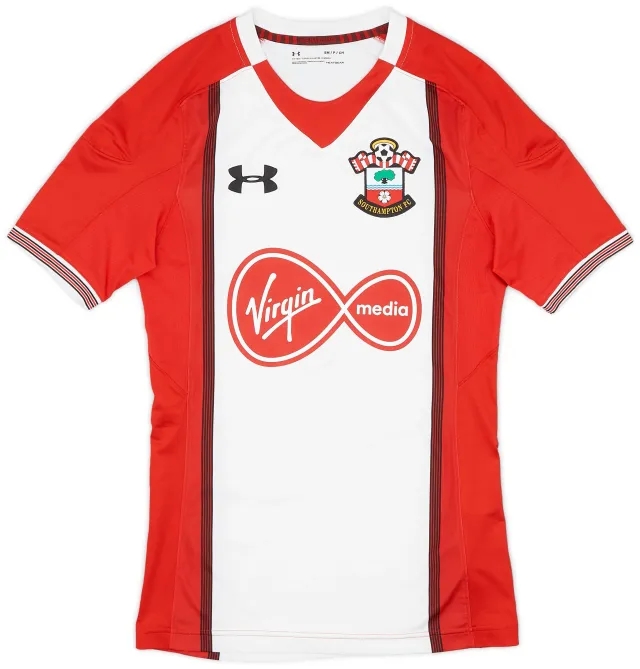 Under Armour 2017-18 Southampton Home Shirt - 8/10 - (S)