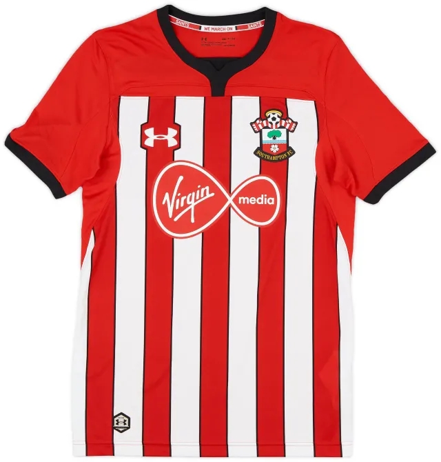 Under Armour 2018-19 Southampton Home Shirt - 9/10 - (S)