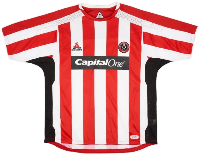 LeCoqSportif 2007-08 Sheffield United Home Shirt - 9/10 - (XXL)