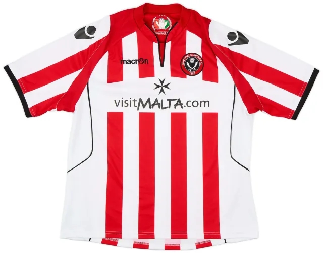 Macron 2010-11 Sheffield United Home Shirt - 9/10 - (Women's XL)