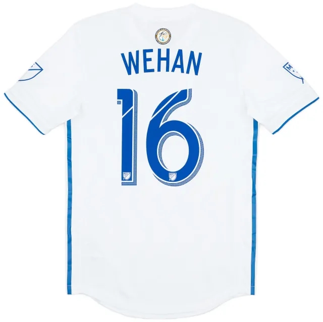 adidas 2018 San Jose Earthquakes Match Issue Away Shirt Wehan #16