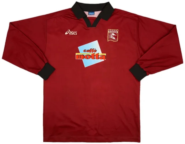 Asics 1996-97 Salernitana Home L/S Shirt #4 - 8/10 - (XL)