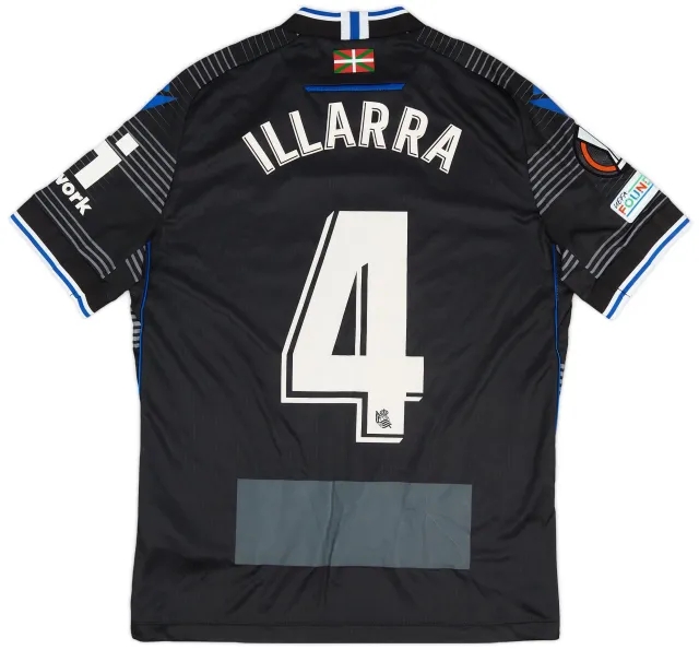 Macron 2022-23 Real Sociedad Match Issue Europa League Away Shirt Illarra #4
