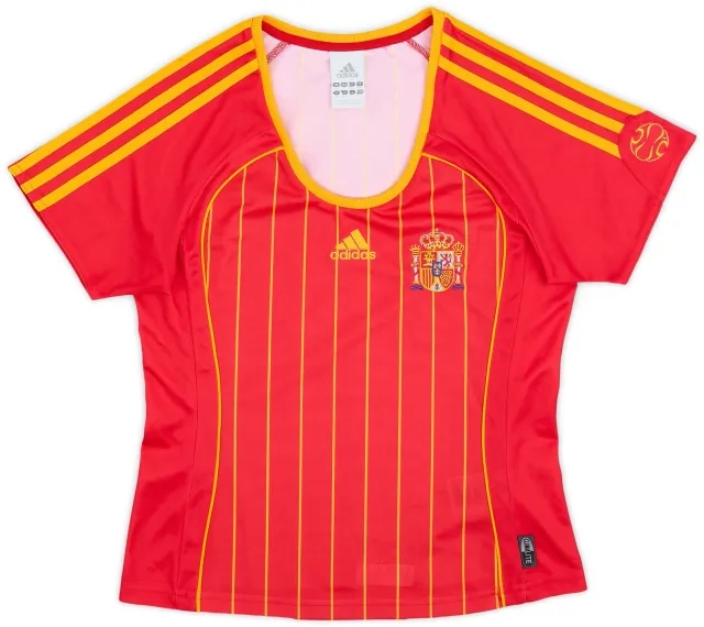 adidas 2006-08 Spain Home Shirt - 8/10 - (Women's M)
