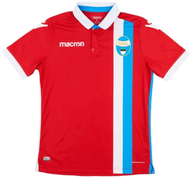 Macron 2017-18 SPAL Signed Away Shirt - 9/10 - (S)