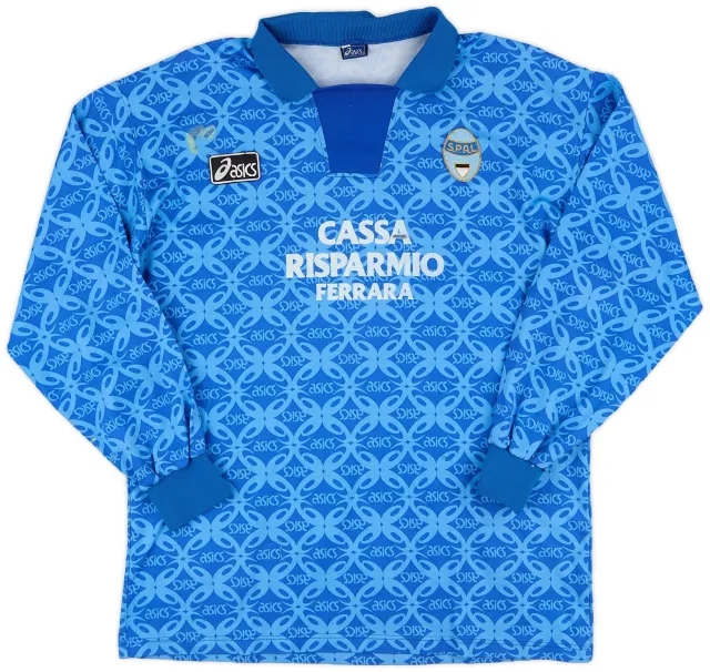 Asics 1995-96 SPAL Away L/S Shirt - 7/10 - (XXL)