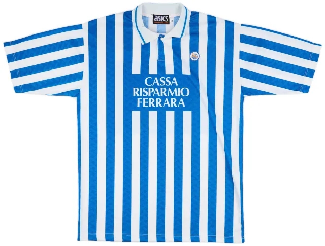 Asics 1992-93 SPAL Home Shirt - 4/10 - (XL)
