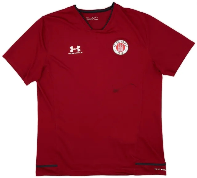 2020-21 St Pauli Under Armour Training Shirt - 8/10 - (XXL)
