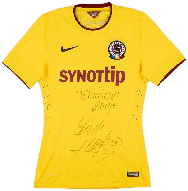 Nike 2014-15 Sparta Prague Signed Authentic Away Shirt - 8/10 - (S)