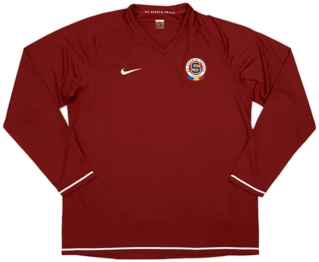Nike 2008-09 Sparta Prague Home L/S Shirt - 9/10 - (XL)