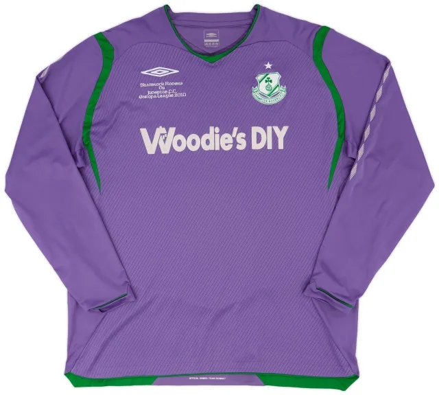 Umbro 2010 Shamrock Rovers Away L/S Shirt - 6/10 - (XXL)
