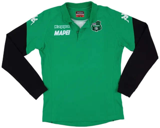 2015-16 Sassuolo Kappa Training L/S Polo Shirt - 9/10 - (L)