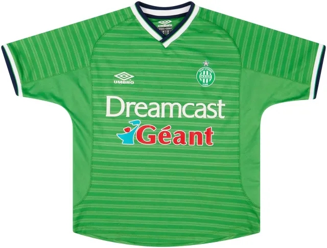 Umbro 2000-01 Saint Etienne Home Shirt - 6/10 - (Y)