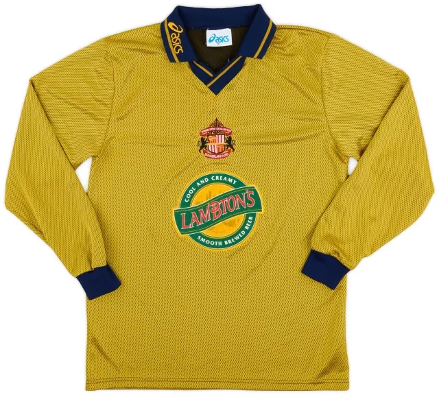 Asics 1997-99 Sunderland Away L/S Shirt - 9/10 - (M)