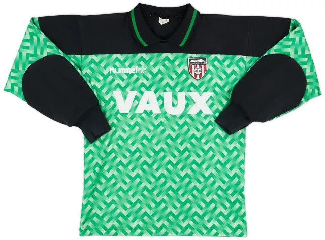 Hummel 1990-93 Sunderland GK Shirt - 9/10 - (Y)