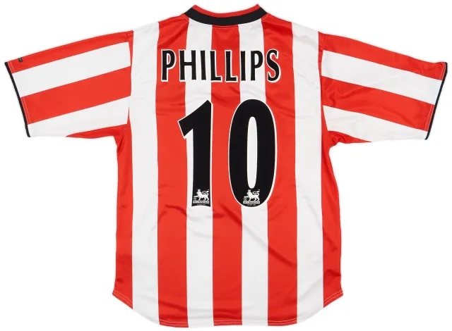 Nike 2000-02 Sunderland Home Shirt Phillips #10 - 6/10 - (S)