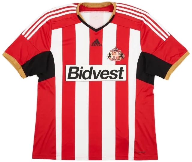 adidas 2014-15 Sunderland Home Shirt - 9/10 - (XL)