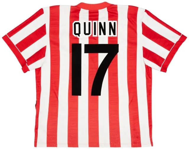 1996-97 Sunderland Home Shirt Quinn #17 - 8/10 - (M)