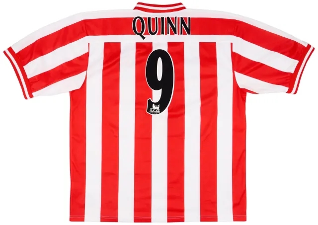 Asics 1999-00 Sunderland Home Shirt Quinn #9 - 10/10 - (XXL)