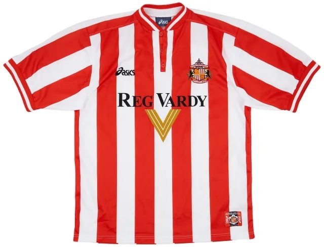 Asics 1999-00 Sunderland Home Shirt - 7/10 - (L)