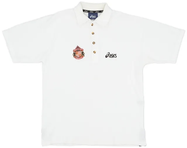 1999-00 Sunderland Asics Polo Shirt - 9/10 - (L)