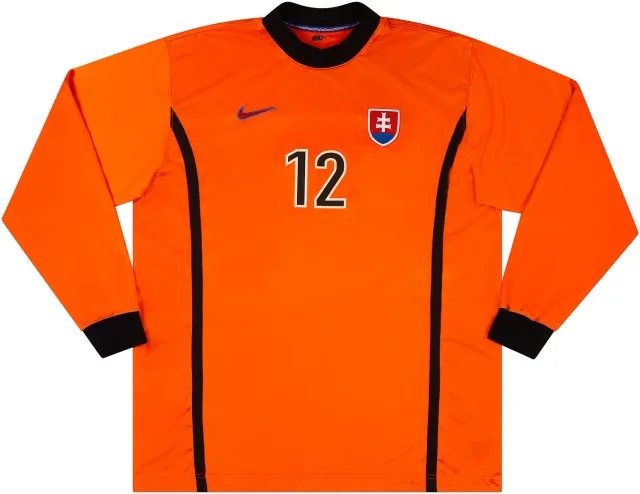 Nike 2000-01 Slovakia Match Issue GK Shirt #12