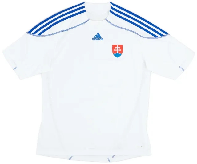 adidas 2010-12 Slovakia Home Shirt - 8/10 - (L)