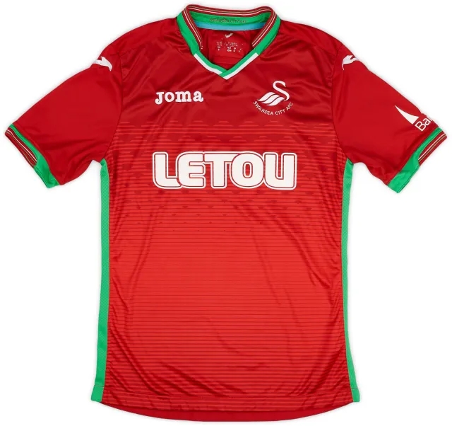 Joma 2017-18 Swansea Away Shirt - 7/10 - (S)