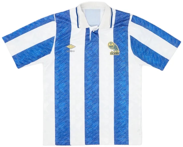Umbro 1990-91 Sheffield Wednesday Home Shirt - 6/10 - (S)