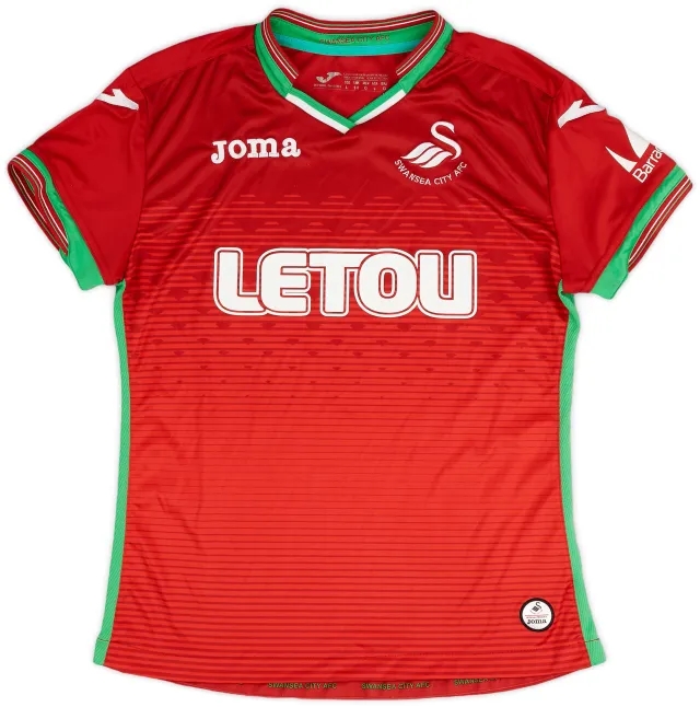 Joma 2017-18 Swansea Away Shirt - 9/10 - (Women's L)